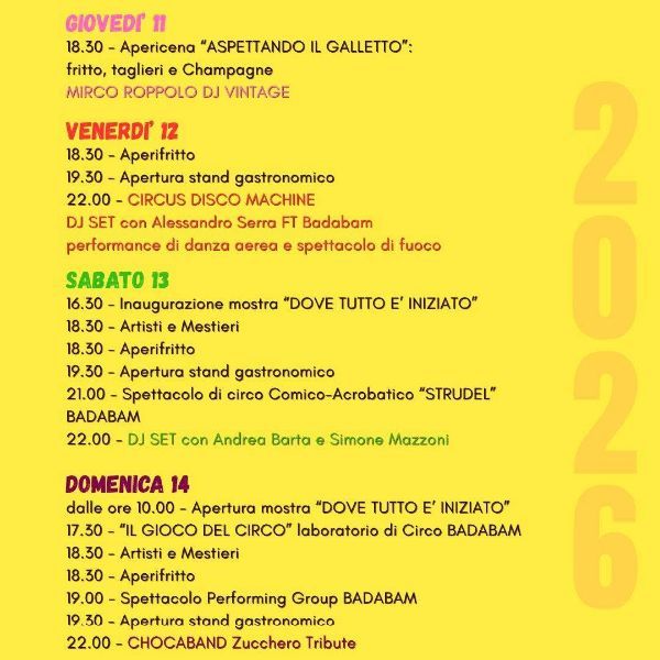 FESTA DEL GALLETTO  XIV°